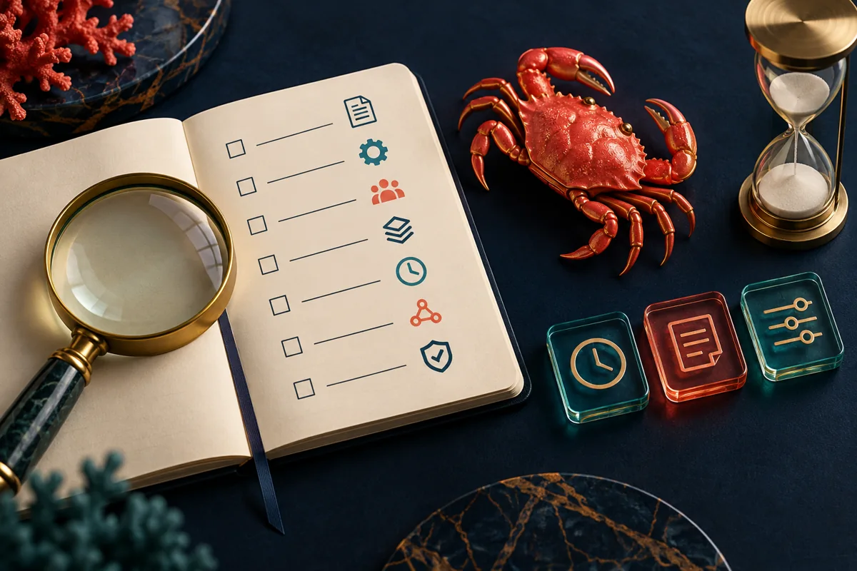 Fictional Crabwin Casino interface case study artwork